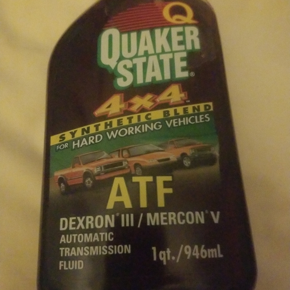Quaker State Sythetic Transmission Fluid